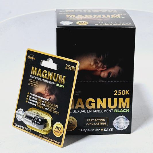 Magnum black 250K xxl 20 ct | Item No: 2323