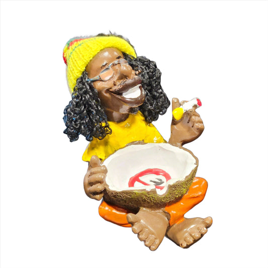 Bob Marley Ashtray Jamaican Coconut | Item no.: 2740