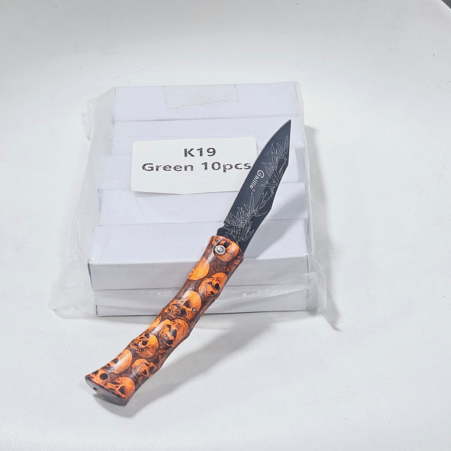 K19 Skull Design Small Knife [1ct] | Item no.: 3369