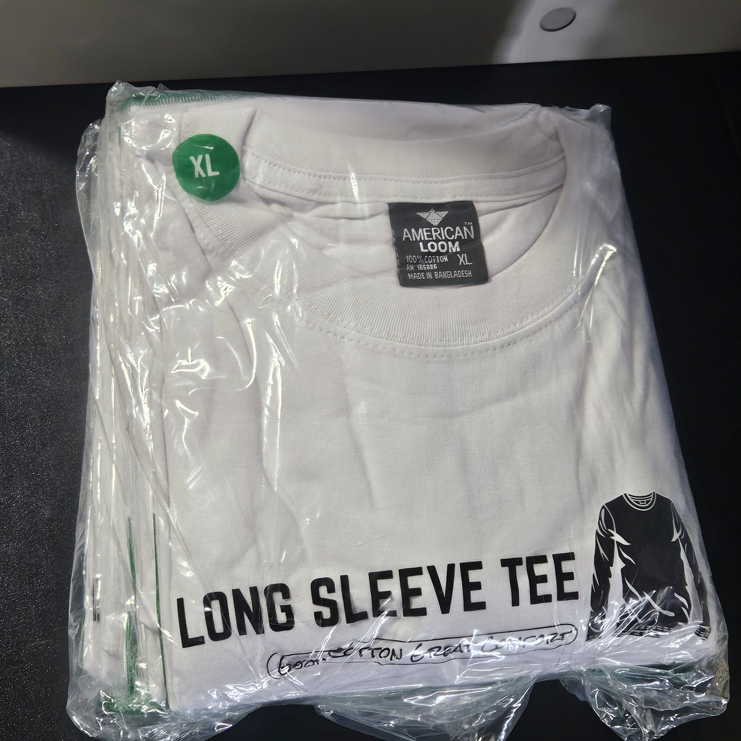 White Long Sleeve T-Shirt | Item no.: 2566