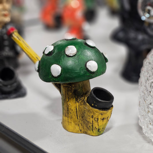 smoking pipe Mushroom Ceramic character pipes 2 | 1003