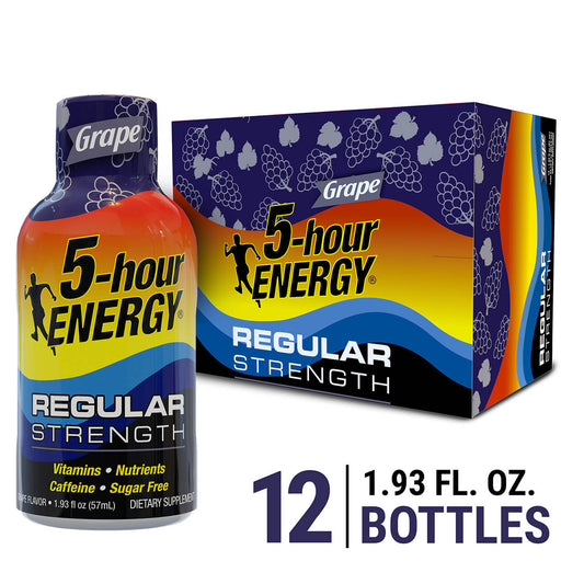 5 Hour Energy Shots- Grape (12 per pack) | Item no.: 277