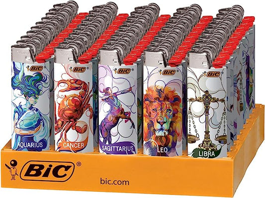 BIC Special Edition Astrology Series Lighters | 50-Count Tray | Item no.: 11