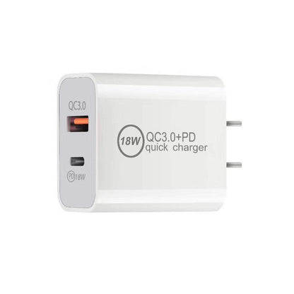 20W Quick Green Connection Charge USB 3.0 Pd Travel Charger Adapter with IC Chip and Power Delivery | Item no.: 3267