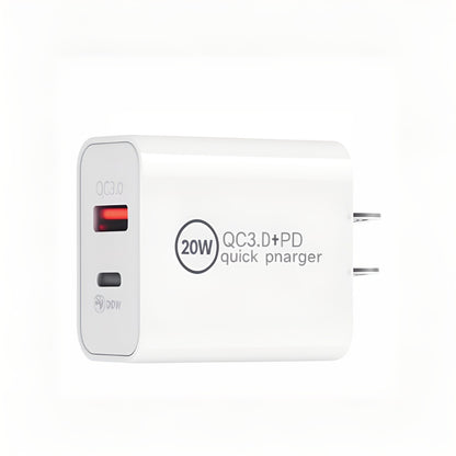 20W Quick Green Connection Charge USB 3.0 Pd Travel Charger Adapter with IC Chip and Power Delivery | Item no.: 3267