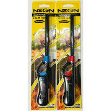 Neon Multi-purpose Refillable Lighters Fireplace Grill Gas Stove BBQ 1 ct. | Item no.: 2470