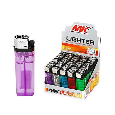 50 Pcs MK Disposable Lighter Assorted Colors. Item no.: 723
